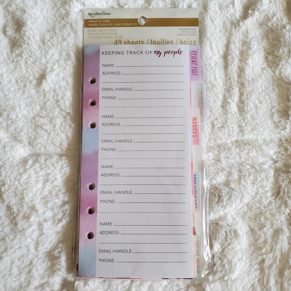 Recollections Creative Year Boss Lady Pages